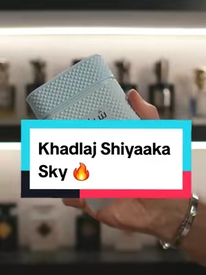 The new Khadlaj Shiyaaka Sky 🔥 #cologne #smellgood #fragrancetiktok #perfumetiktok #fragrances 