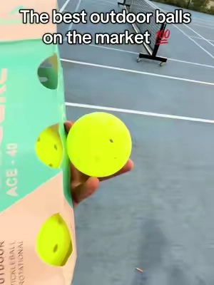 The allwake pickleballs are the best outdoor pickleballs on the market totally wind proof and can play in any conditions #pickleball #pickleballislife #ball #Summer #funnytiktok 