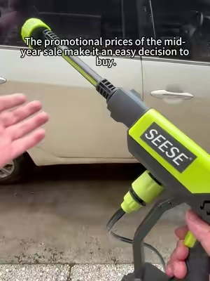 This has to be the quickest and easiest way to get things clean up around the outside of the house #pressurewasher #cordlesspressurewasher #portablepressurewasher #summermusthaves #tiktokshopcreatorpicks