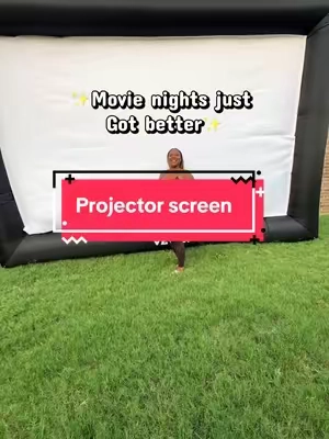 This is lit for my family . #movienight #summernights #projectorscreen #FamilyFun 