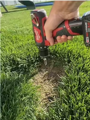 One tool changed how I fix my lawn 👀 #lawncare #lawnaerator #gardentools #gardening #Rifpod 