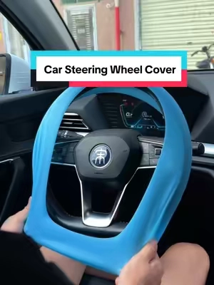 Car steering wheel cover,fits all cars #steeringwheel #siliconcover #carculture #steeringwheelcover #summerfinds 