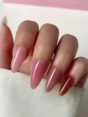 My favorite way to create a soft, elegant mani. 🤍✨#diynails #gelpolish #fypages #nailinspo #nailart 