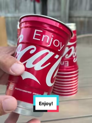 Another winning design. #topcup #cocacola #partycup #alluminium #SummerWins 