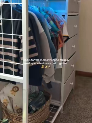 #smallspaceliving #walkincloset #nurserycloset #tiktokshopsummersale #TikTokshopbacktoschool 