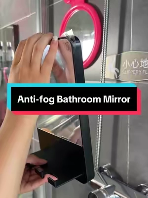 the shipping is free + itd make aperfect stocking stuffer#showermirror #shaving #antifogmirror