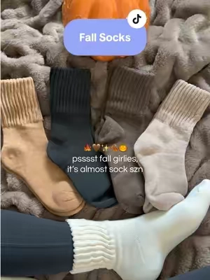 The little fall upgrade I’ll be wearing on repeat. 🍂🧦 Soft, cozy, and perfect for everyday outfits. #TikTokShop #FallStyle #CozySeason #SockStyle #everydayessentials 