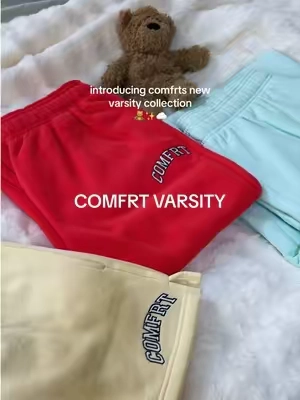 Comfrt has never done anything like this before! These are so perfect going into fall! If you haven’t tried comfrt yet.. this is your sign✨ @Comfrt #comfrt #comfrtvarsity #comfrtsweatpants #backtoschool 