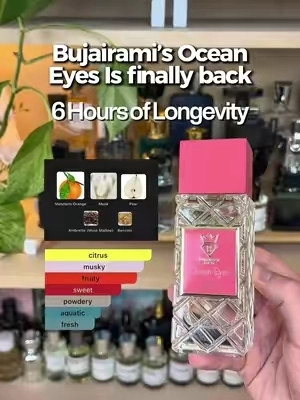 Bujairami’s Ocean Eyes is finaly back in stock 👏🏻 This is an amazing take on the LV California Dream DNA. #fragrancetok #fragrancetiktok #fragrances #mensfragrance #bujairami 