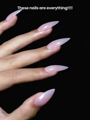 The shape. The color. The EVERYTHING. I'm obsessed! 🤩  💓Beetles Tipex Press On Nail #beetlesnailglow  #BeetlesSBD   #summeressentials  #weeklydeals  #summernails 