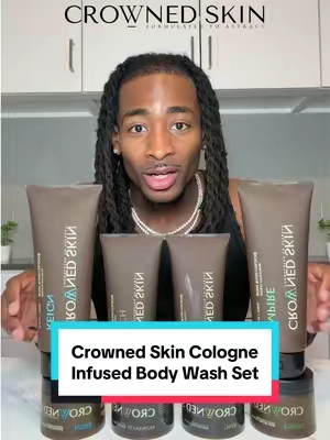 They are going above & beyond to make sure all the men are smelling great 👑 #crownedskin #bodywash #cologne #tiktokshopsummersale #menselfcare 