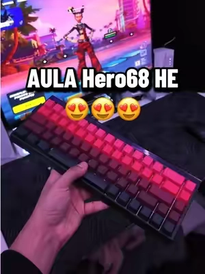 AULA Hero68 HE Definitely The Best Looking Magnetic Switch Gaming Keyboard 🔥 #aulahero68he #halleffectkeyboard #magneticswitchkeyboard #tiktokshopsummersale #tiktokshopcreatorpicks 