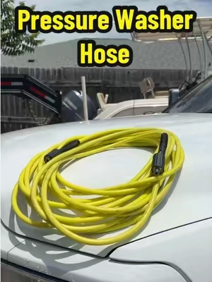Stop wasting time screwing your pressure washer hose on and off. This quick-connect hose saves time on every wash and makes detailing way easier. 💦 #PressureWasher #Detailing #CarDetailing #CarWash #TikTokShop