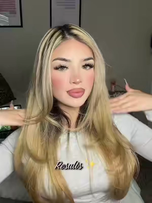 Love my hair like this 🥰✨🫶🏼 #hottiehot #foxybae #roundbrush #roundbrushblowout 