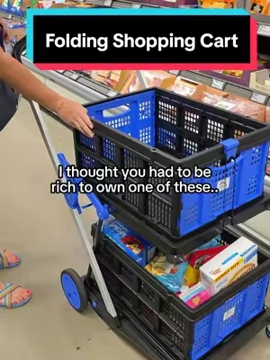 Whether its grocery stores, outdoor events or farmers markets, these are SOO useful! 🤯 #collapsibleshoppingcart #portableshoppingcart  #foldableshoppingcarts #shoppingcarts 