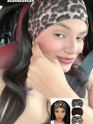 Bandanas cómodas y muy lindas 🤎 #bandana #headband #tiktokshop 