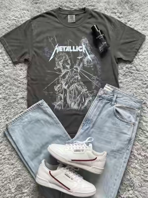 Metallica tee #fitcheck #metallica #fashion #teeshirt 