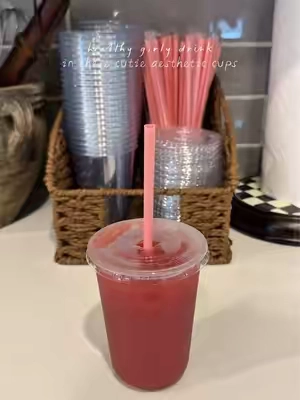 healthy girly drink in these cutie cups🫶🏼 found them on TikTok shop!