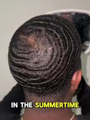 The best routine for waves. Here’s how to maintain 360 waves in the summer! Royalty Headwear has the best silky durags, the best wave caps, hair pomade, wave brushes and more at royaltyheadwear  #360waves #howtogetwaves #wavecap #waveshair #blackhair 