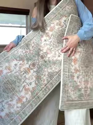 finallyyyy someone made anti fatigue kitchen mats that are ergonomic and supportive but actually aesthetic 🤩  #antifatiguemats #kitchenmats #kitchenrug #kitchenmatset #TiktokShopCreatorPicks  
