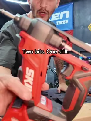 The SKIL PWR CORE 20 Flip Drill makes projects faster by letting you keep two bits loaded at the same time. Flip the head, switch bits instantly, and keep working. It’s brushless, compact, and perfect for DIY projects, garage work, and home repairs.  #skiltools #powertools #drilldriver #diytools #tiktokshopfinds 