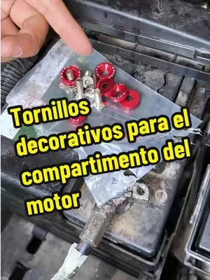 Pernos decorativos para automóviles#Automotivedecorativebolts #bumperbolts #enginecompartmentfire #tiktokshop #DIY