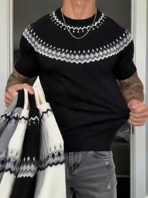 This knit top is giving major vintage vibes. The back design is the detail everyone’s gonna ask about.🔥🔥🔥#sweater #kint #breathable #fashion #outfitinspo 