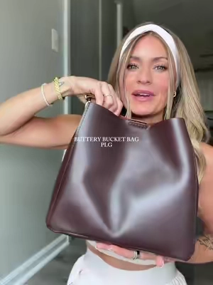 🤎 #bucketbag #leatherpurse #portlandleather 
