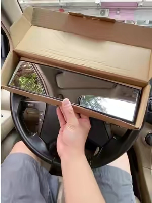 ¡Este espejo retrovisor con eliminación de punto ciego es imprescindible para cualquier coche! Conduce con mayor seguridad ampliando tu campo de visión. No se necesitan herramientas; simplemente instálalo directamente sobre tu espejo retrovisor actual. #dealsforyoudays #summerwins #blindspotmirror #caraccessories #rearviewmirror