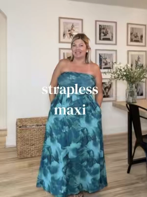 OBSESSED with this strapless maxi dress 🤩 #fyp #fypシ #TikTokFashion 