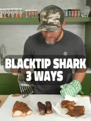 It's Shark Week, so we're throwing it back to the time I cooked blacktip shark three different ways. 🦈🔥 Which one came out the best? Hit that follow button and let's find out.