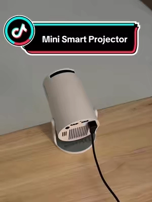 Basically means you can fit it into any wall space 🍿🎥  #projector #movienight #miniprojector #smartprojector #homecinema 