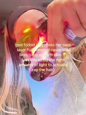 yess i love the wavytalk #wavytalk #laserhairremoval 