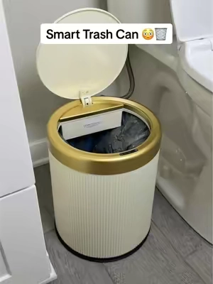 Which trash can is actually better? 👀🥇#automatictrashcan #trashcan #motionsensortrashbin #homefinds #TikTokShopCreatorPicks 