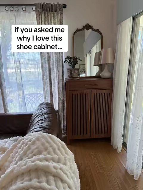 #shoecabinet #shoerack #shoeorganizer #entryway #TiktokShopCreatorPicks 