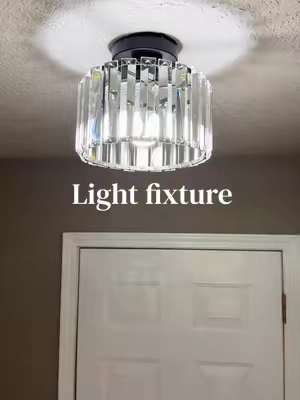 Just changing out a light fixture makes such a difference 😍 #ceilinglights #flushmountlight 