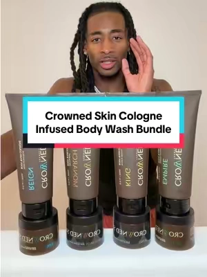 Ready to smell good fresh out the shower? This body wash is cologned infused from the BEST 👑 #crownedskin #tiktokshopsummersale #bodywash #showerproducts #bundledeals 