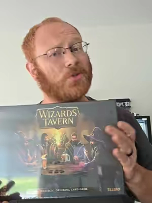 The perfect party game for nerds who like to party! Wizards Tavern is a drinking game based on a world of magic and wizards! #wizardstavern #drinkinggame #nerd #partygame #tiktokshopsummersale 