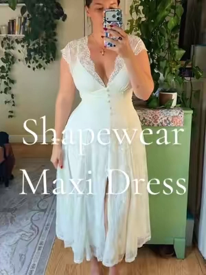 I love a Shapewear plus a dress! #shapeweardress #maxidress #bestsellers2026 #fyp #tiktokdressgirl 