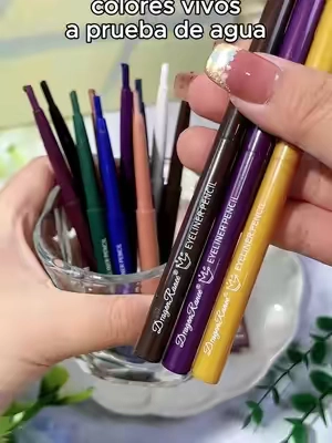 12 shades, one sharpener, zero tears – waterproof AF and punk as hell.#tiktokshop#fyp  #beauty  #Maquillaje