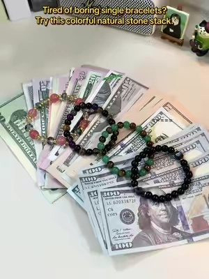 Got this money bracelet for you💸💰💰 #SummerVibes #summervibe #moneybracelet #crystaltok #fashiontiktok
