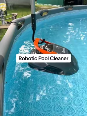Robotic Pool Cleaner #poolrobot #poolcleaner #pool 