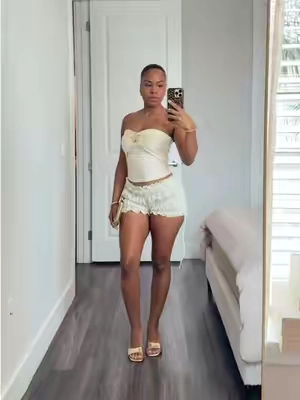 @SeeYouLater Store #frillshort #frilliance #vacationoutfits #vacationootd #OOTD 