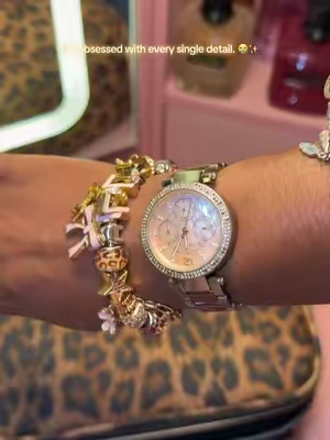 I’m in my accessorize-every-outfit era… and this bracelet understood the assignment. 😍✨ From the 777 charm to the cherry details and leopard print beads, every little charm adds so much personality. The cutest statement piece that still goes with everything. 💖 #CharmBracelet #Y2KStyle #JewelryTok #jewelry #AccessoryGoals 
