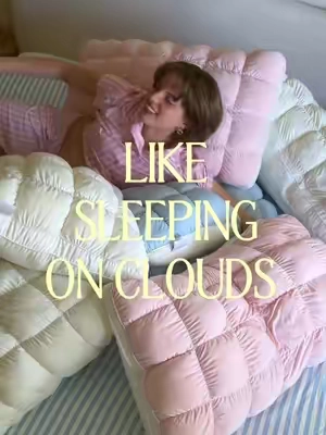these pillows are insanely fluffy                 #pillow #bed #musthave #cozy #bedding @Mellow Sleep  