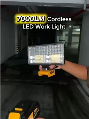 Cordless Work Light-Compatible with Your Dewalt 20V Batteries.💡🔋 Check The Orange Cart Below.🎁#ecarke #cordless #light #worklight #dewalt 