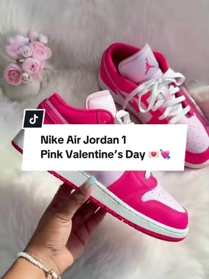 Valentine’s Day Jordan 1s are perfect for the girlies ❤️ #nike #airjordan1 #flykicks #TTSneakerWeek #tiktokshopsummersale 