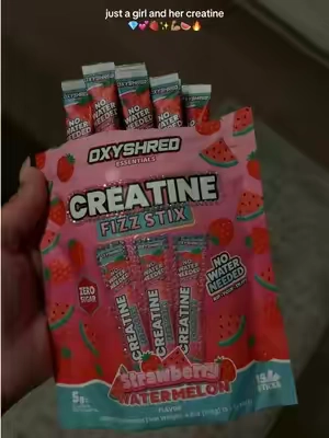 creatine but make it pink and cute #creatine #creatinefizzstix #oxyshredsummersprint 