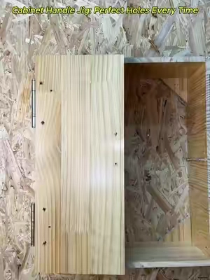 Stop guessing your cabinet handle placement. This cabinet hardware jig helps you quickly install handles on cabinets, drawers, and doors with precise hole alignment. Built with stainless steel and dual metric/inch scales, it makes drilling faster, easier, and more accurate for DIY projects and woodworking. #SummerVibes #DealsForYouDays #CabinetHardware #WoodworkingTools #DIYHomeProjects  
