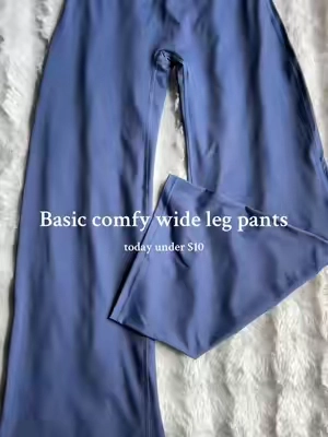 Cute though! Add your cart 🛒 now!!!!#sportwear #gymwear #yogawear #dailywear #highstretch #fpy #activewear #pants #longpants #wideleg #widepants #fpy #tummycontrol 